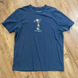 Life Is Good Golf T Shirt